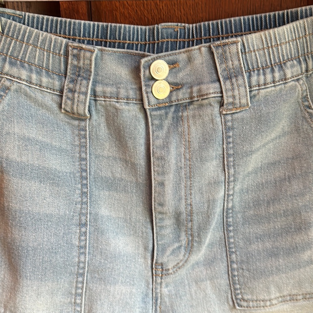 Stretchy No Boundaries Jean Shorts sz 11 junior - Picture 3 of 8